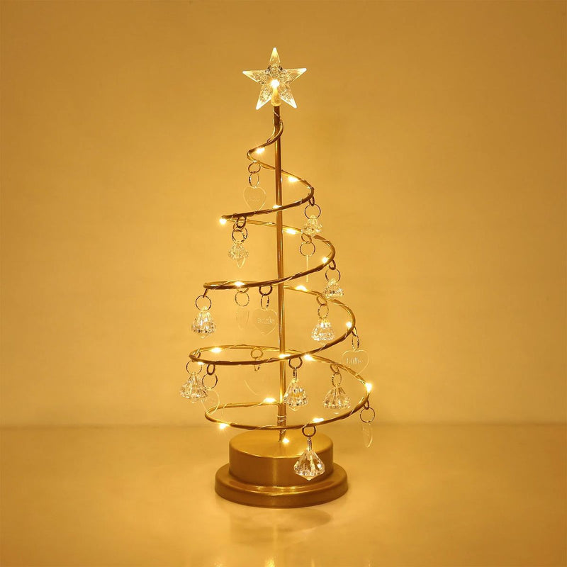 Árvore de Cristal LED - Personalizável I Minha família - Esquenta BLACK FRIDAY - 50% OFF + Frete Grátis!