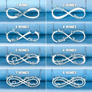 Colar Infinito - Personalizável - Até 8 Nomes.