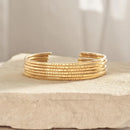 Pulseira com Mensagem Secreta - Banhada a Ouro 18k - BLACK FRIDAY I Oferta Especial!