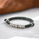 Pulseira Meu Pai Minha Vida - Aço Inoxidável - Gravação a Laser | Oferta Especial Dia dos Pais