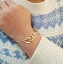 Pulseira Meus Corações Personalizável - Gravação a Laser | Oferta Especial com 50% OFF!