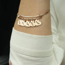 Pulseira Minhas Razões - Personalizável - Gravação a Laser