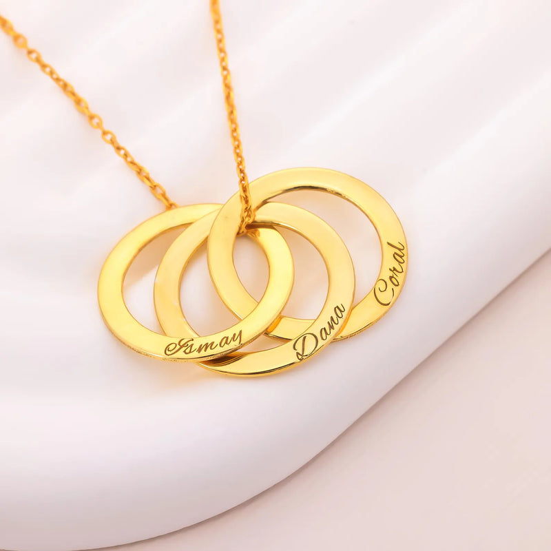 Colar Circulo Eterno Personalizável - Gravação a Laser