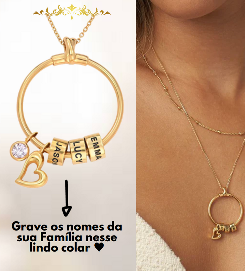 Colar Minhas Razões Personalizável - Gravação a Laser